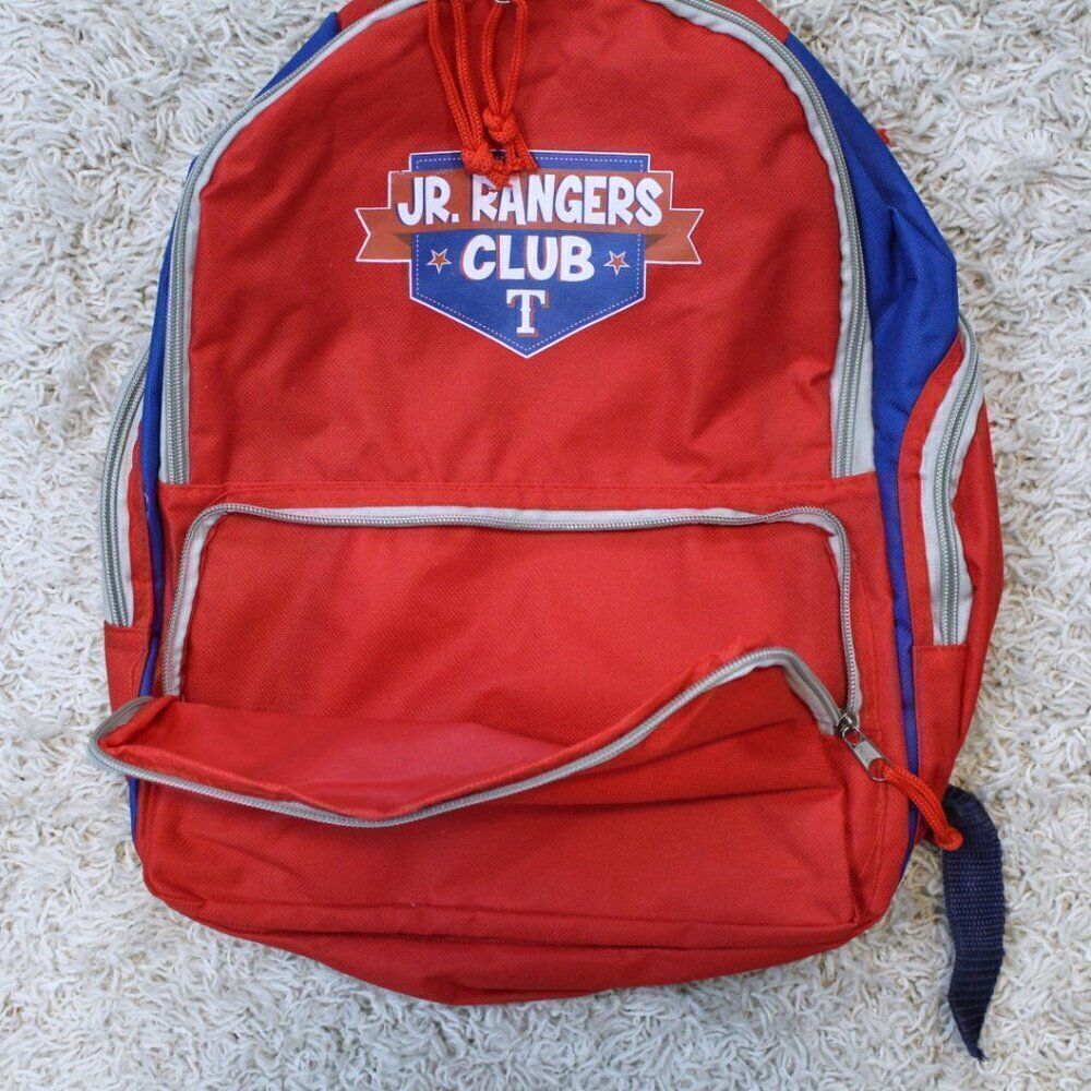 MLB Texas Ranger Jr Rangers Club Backpack Promotional Item - Picture 2 of 5